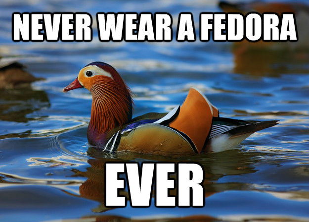 NEVER WEAR A FEDORA EVER  Fashion Advice Mallard