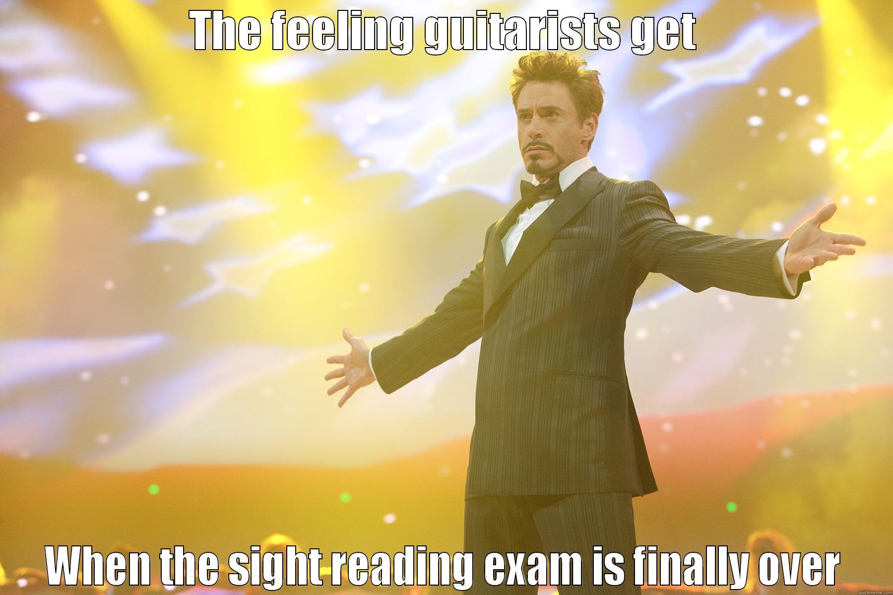 Sight Reading finished - THE FEELING GUITARISTS GET WHEN THE SIGHT READING EXAM IS FINALLY OVER Misc