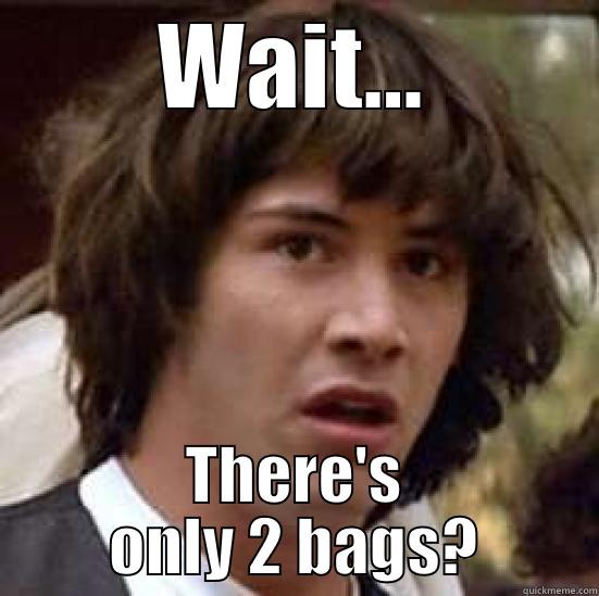 WAIT... THERE'S ONLY 2 BAGS? conspiracy keanu