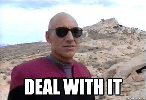 DEAL WITH IT  Sunglasses Picard