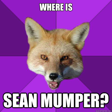 WHERE IS SEAN MUMPER?  Forensics Fox