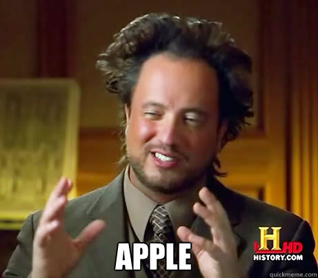  apple -  apple  Ancient Alien Guy