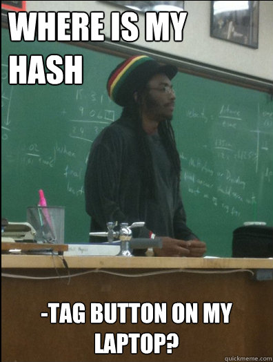 Where is my hash -tag button on my laptop?   Rasta Science Teacher