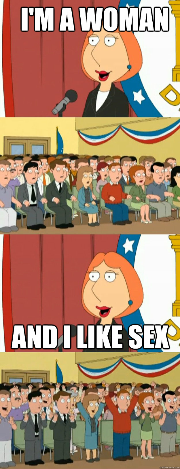 i'm a woman and i like sex - i'm a woman and i like sex  Lois Griffin