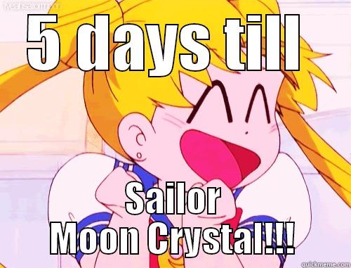 5 DAYS TILL  SAILOR MOON CRYSTAL!!! Misc