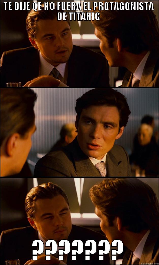 QE ORIGINAL BALLA - TE DIJE QE NO FUERA EL PROTAGONISTA DE TITANIC ??????? Inception