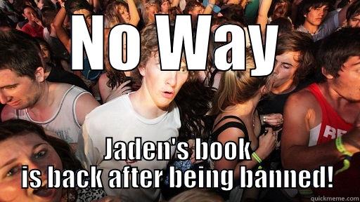 NO WAY JADEN'S BOOK IS BACK AFTER BEING BANNED! Sudden Clarity Clarence