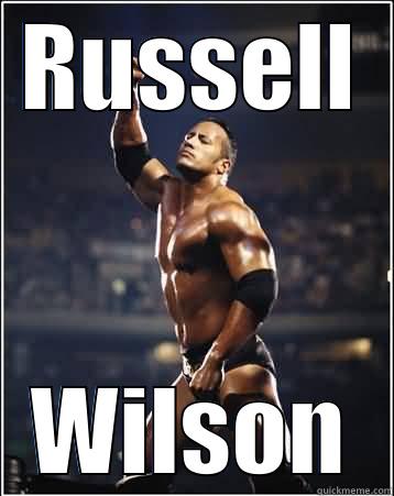 The Rock Says... - RUSSELL WILSON Misc