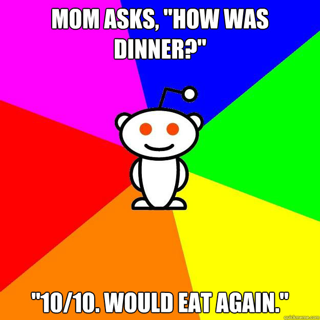 Mom asks, 