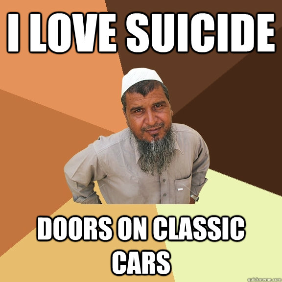 I love suicide doors on classic cars   Ordinary Muslim Man