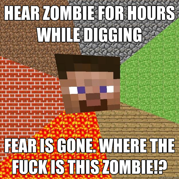 hear zombie for hours while digging fear is gone. where the fuck is