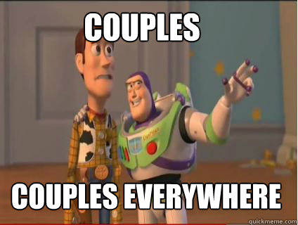 couples couples everywhere  woody and buzz