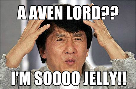 A AVEN LORD?? I'M SOOOO JELLY!!  EPIC JACKIE CHAN