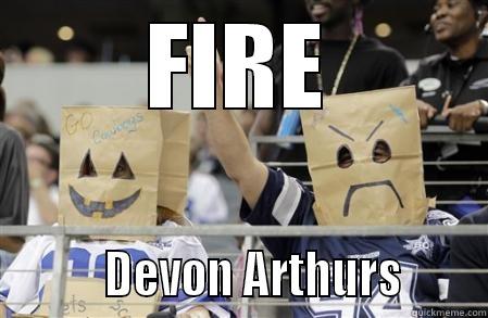 FIRE          DEVON ARTHURS       Misc