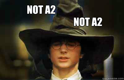 Not A2 Not A2 - Not A2 Not A2  Sorting Hat