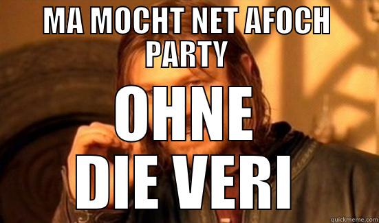 MA MOCHT NET AFOCH PARTY OHNE DIE VERI Boromir