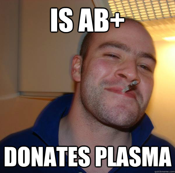 Is AB+ donates plasma - Is AB+ donates plasma  Misc