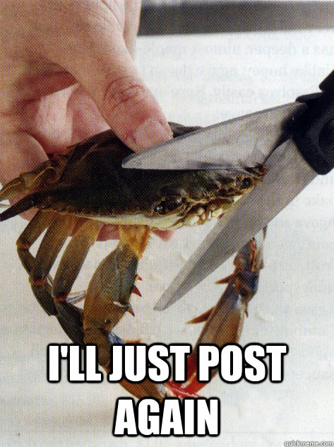  I'll just post again   Optimistic Crab