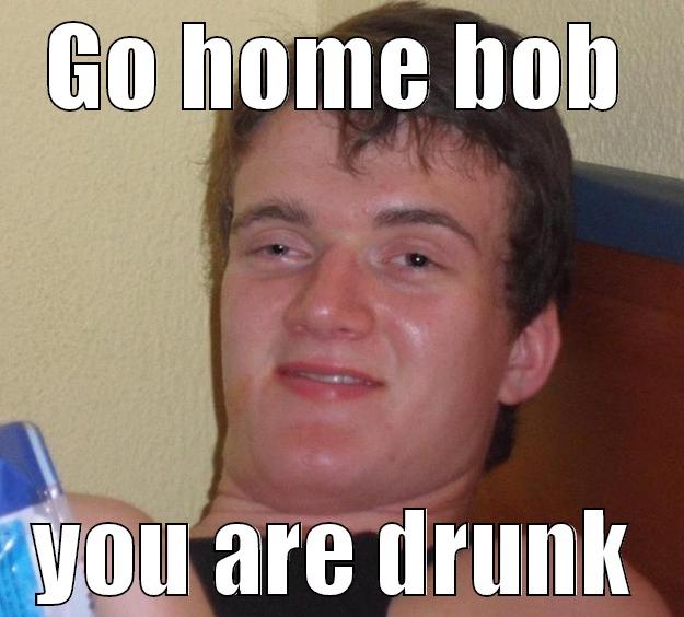 GO HOME BOB YOU ARE DRUNK 10 Guy