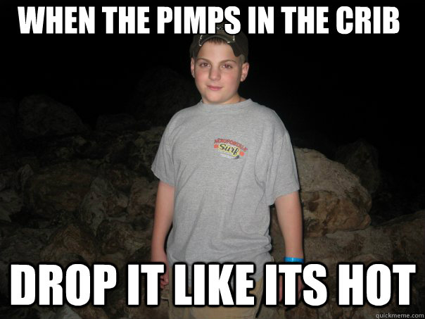 When the pimps in the crib Drop it like its hot - When the pimps in the crib Drop it like its hot  turd