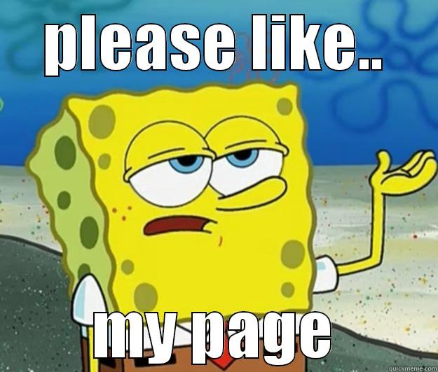 PLEASE LIKE.. MY PAGE Tough Spongebob