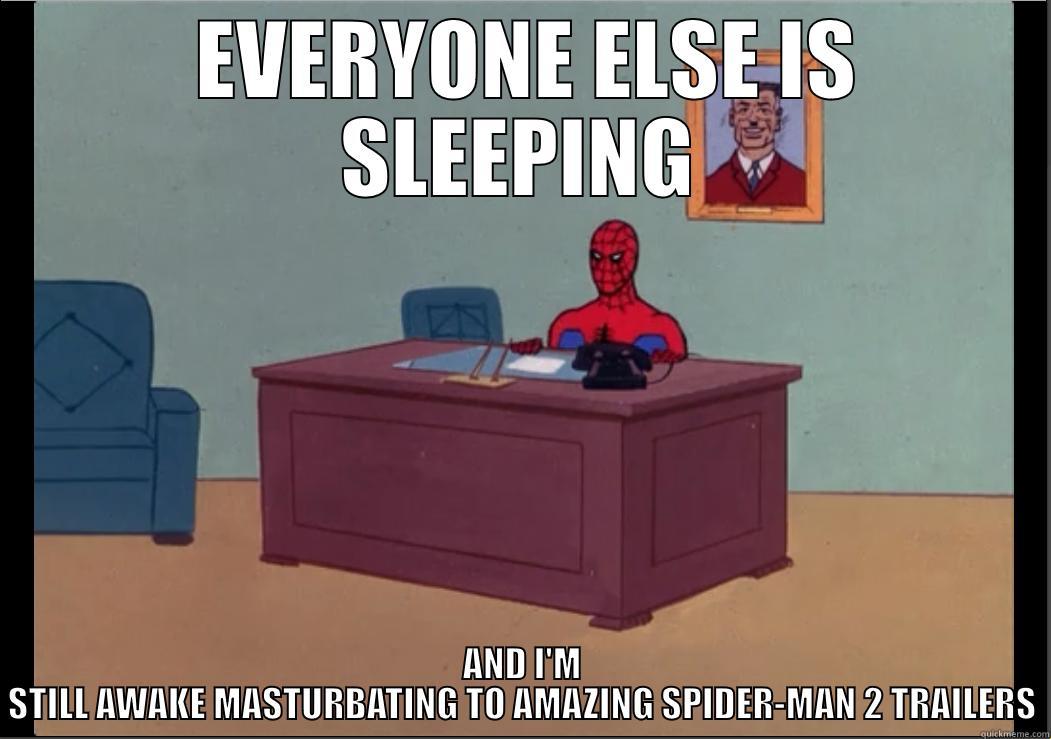 Amazing Spider-Man 2  -  EVERYONE ELSE IS SLEEPING AND I'M STILL AWAKE MASTURBATING TO AMAZING SPIDER-MAN 2 TRAILERS Misc