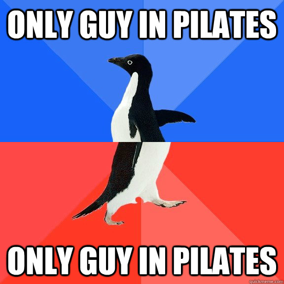 Only guy in pilates Only guy in pilates  Socially Awkward Awesome Penguin