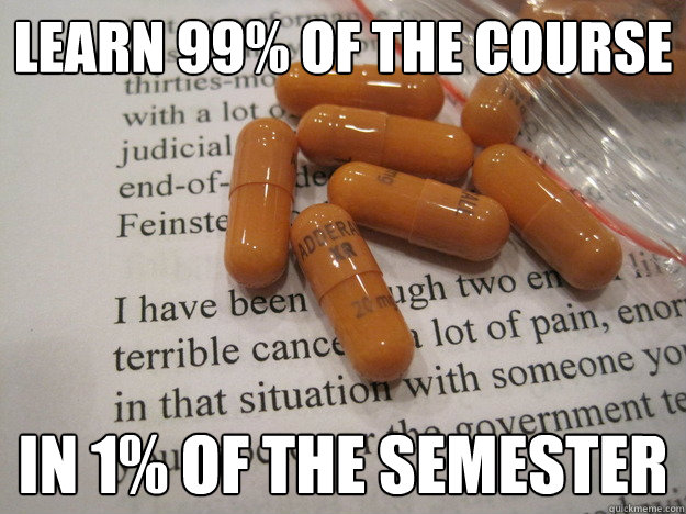 Learn 99% of the course In 1% of the semester - Learn 99% of the course In 1% of the semester  Misc