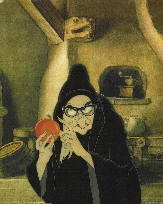    Hipster Snow White Witch