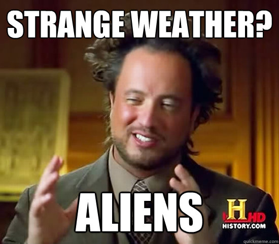 Strange Weather? Aliens  Ancient Aliens