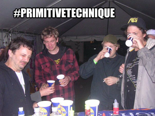 #primitivetechnique - #primitivetechnique  That primitive drink ft the up beats