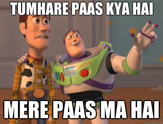 tumhare paas kya hai Mere Paas ma hai  Toy Story