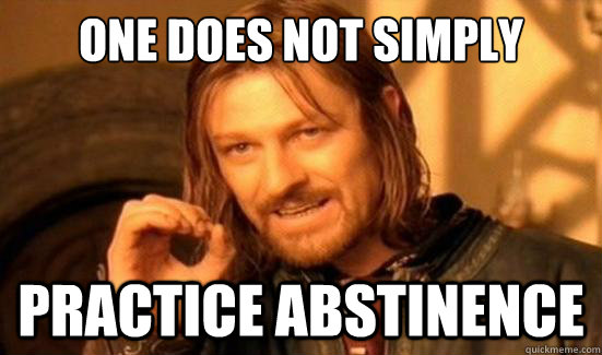 One Does Not Simply practice abstinence - One Does Not Simply practice abstinence  Boromir