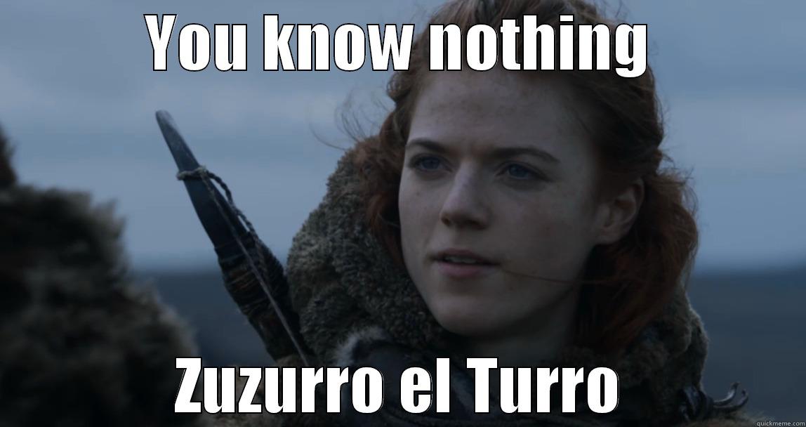 Zuzurro el Turro - YOU KNOW NOTHING ZUZURRO EL TURRO Misc