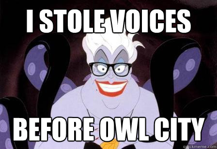 I stole voices before owl city  