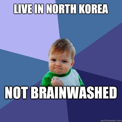 Live in north korea Not brainwashed   Success Kid