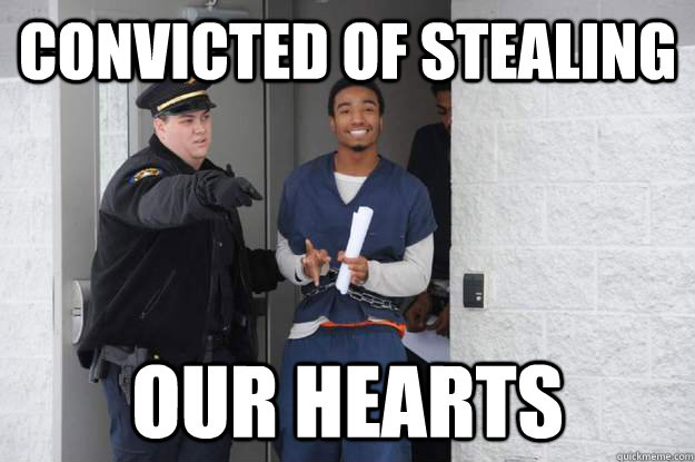 convicted of stealing our hearts - convicted of stealing our hearts  Ridiculously Photogenic Prisoner