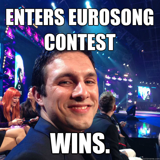 ENTERS EUROSONG 
CONTEST WINS. - ENTERS EUROSONG 
CONTEST WINS.  Citizen Dean