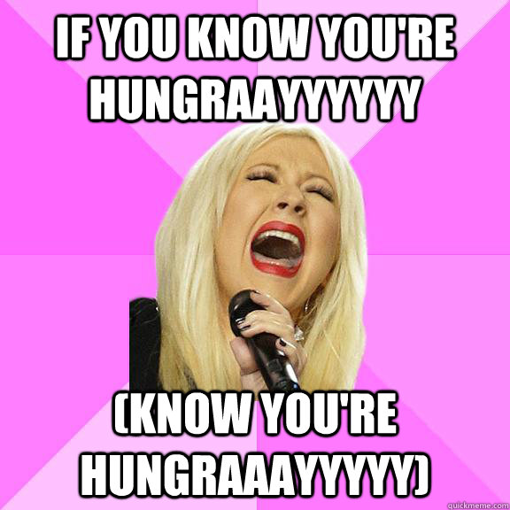 If you know you're hungraayyyyyy (know you're hungraaayyyyy)  Wrong Lyrics Christina