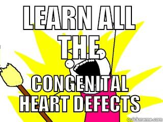 LEARN ALL THE CONGENITAL HEART DEFECTS All The Things