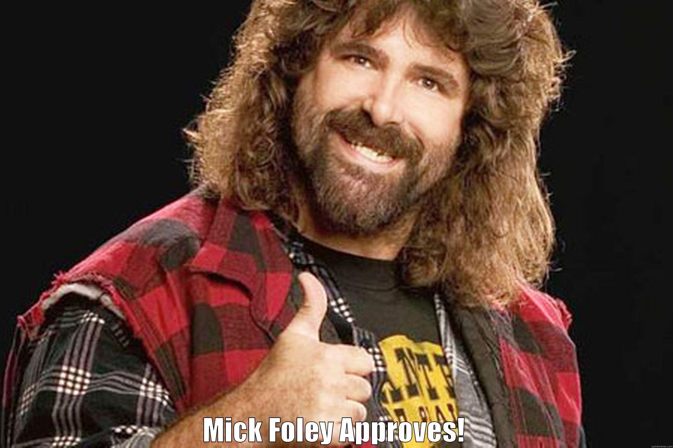 Foley Approves -  MICK FOLEY APPROVES! Misc