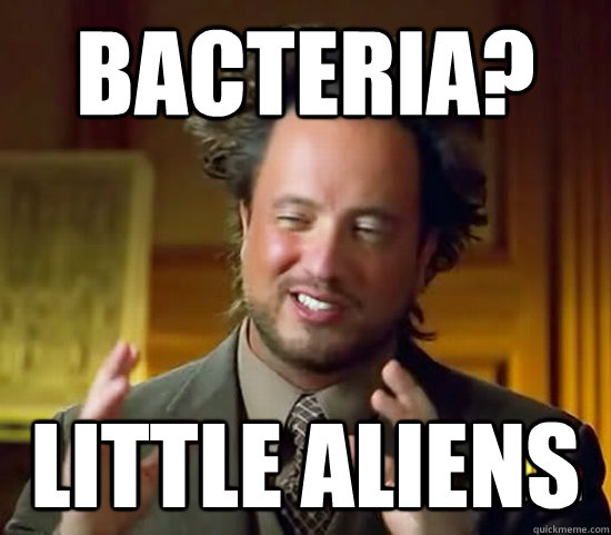 Bacteria? little aliens - Bacteria? little aliens  Ancient Aliens