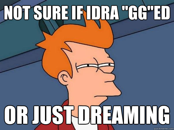 not sure if IdrA 