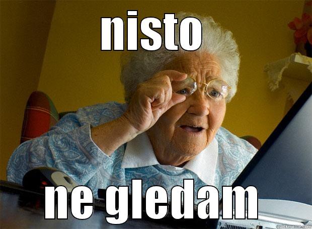 can't see - NISTO NE GLEDAM Grandma finds the Internet