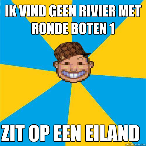 Ik vind geen rivier met ronde boten 1 Zit op een eiland  Scumbag Rollercoaster Tycoon Guest