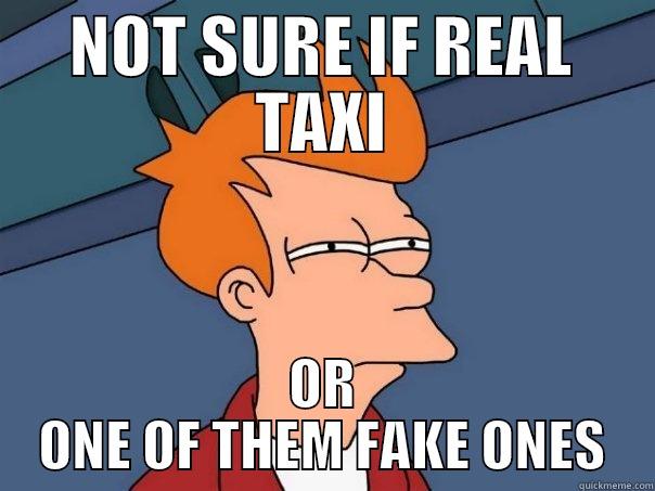 ;) DFV - NOT SURE IF REAL TAXI OR ONE OF THEM FAKE ONES Futurama Fry