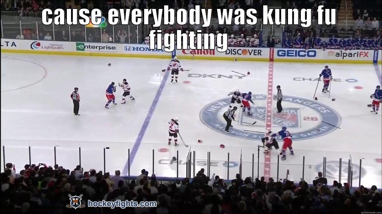 CAUSE EVERYBODY WAS KUNG FU FIGHTING  Misc