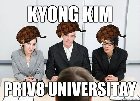 Kyong Kim  Priv8 Universitay  Scumbag Employer