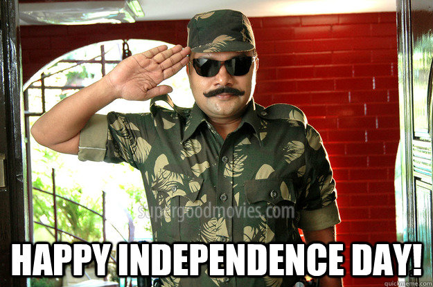  Happy Independence Day!  Sai Kumar