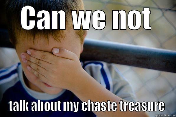 CAN WE NOT TALK ABOUT MY CHASTE TREASURE Confession kid